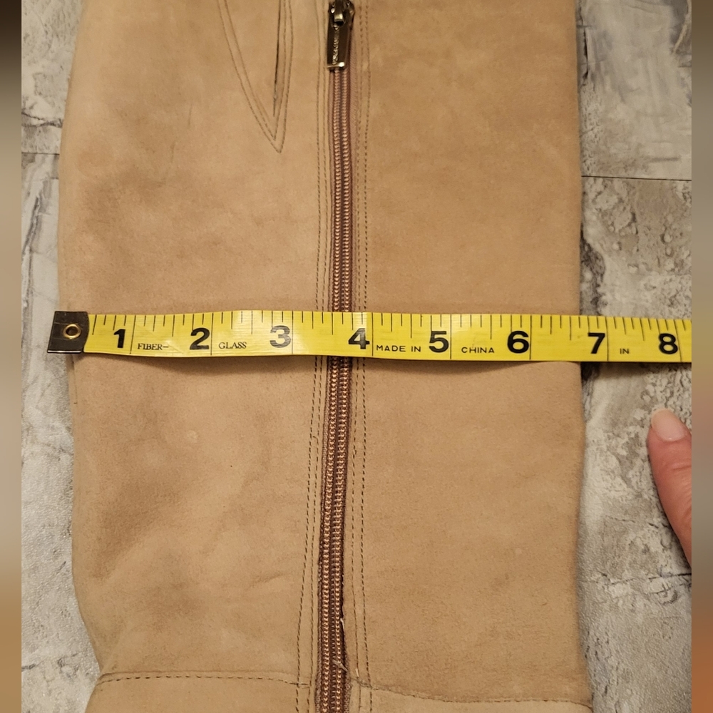 Vince Camuto Beige Heeled Boots - Picture 16 of 16